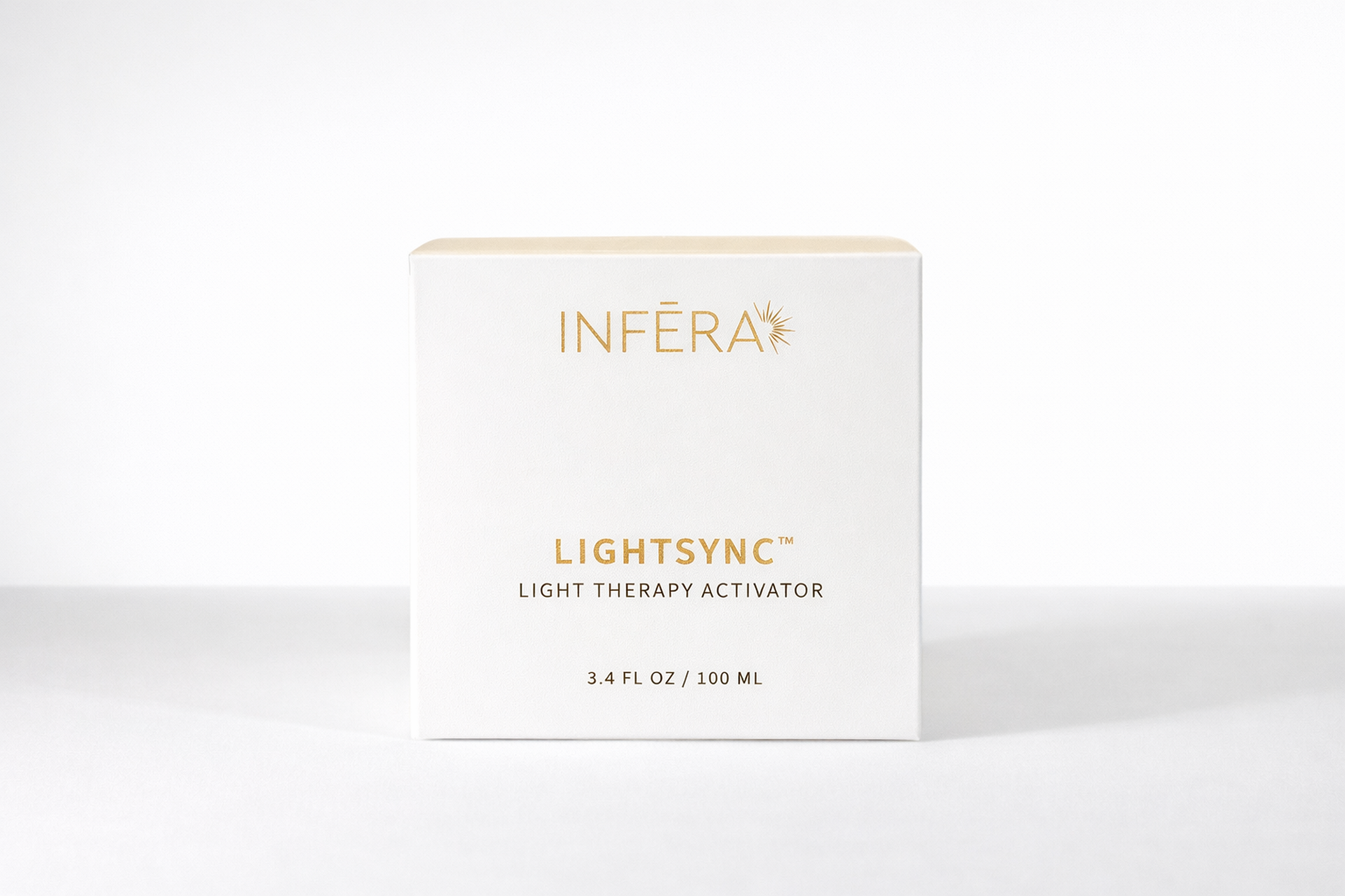 INFEREA LightSync Light Therapy Activator packaging on a white background