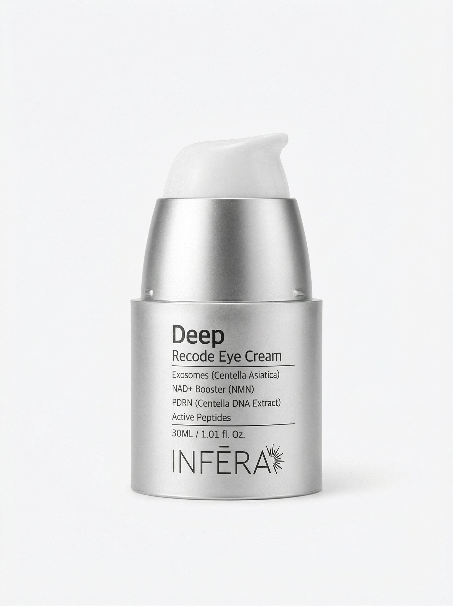 infera Deep Recode Eye Cream jar on a white background