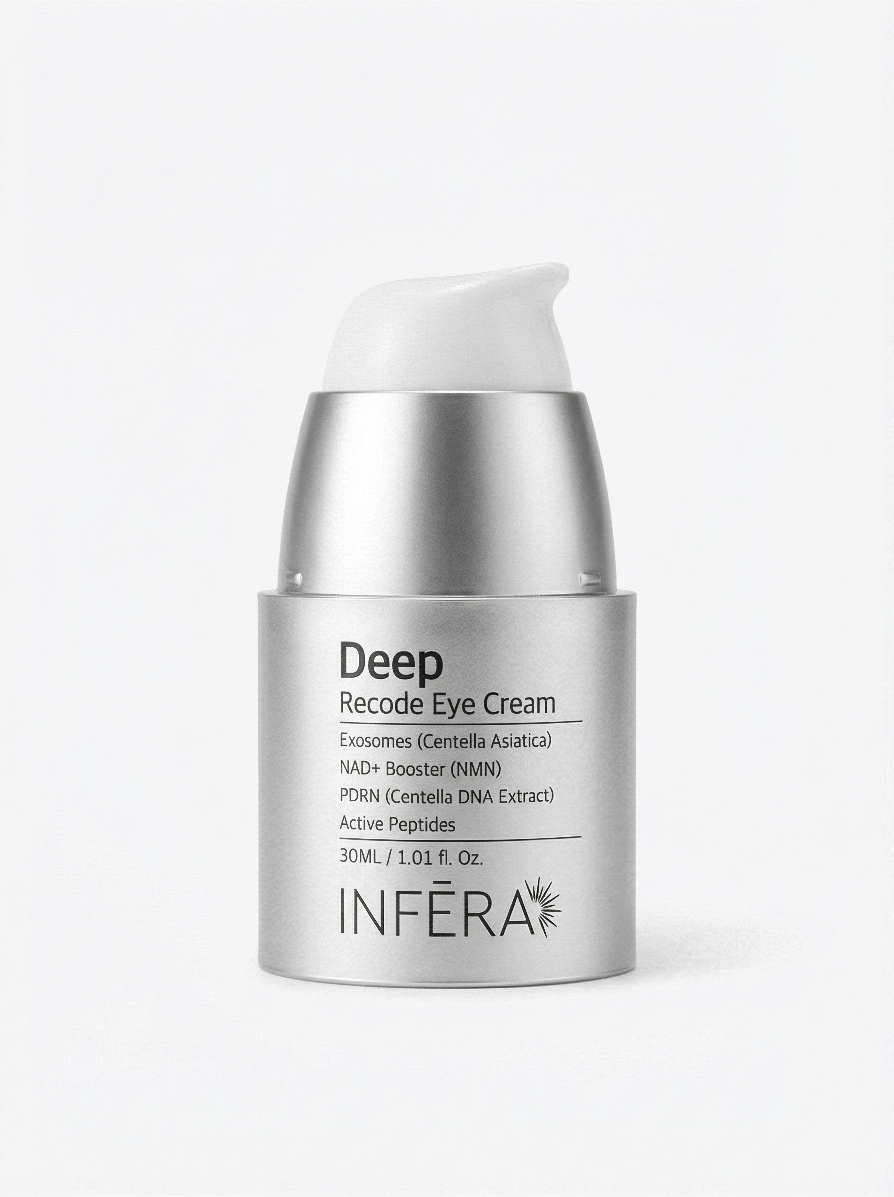 infera Deep Recode Eye Cream jar on a white background