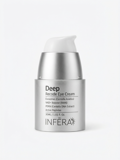 infera Deep Recode Eye Cream jar on a white background