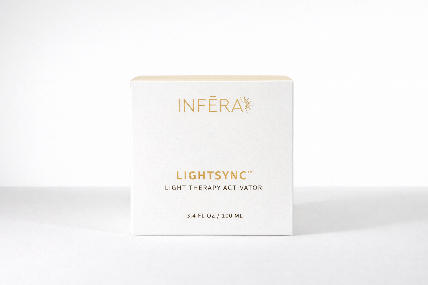 INFEREA LightSync Light Therapy Activator packaging on a white background