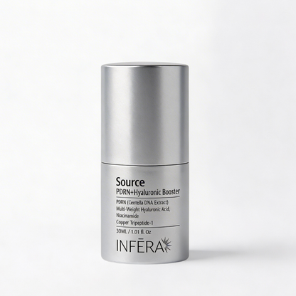 Skincare product container labeled &
